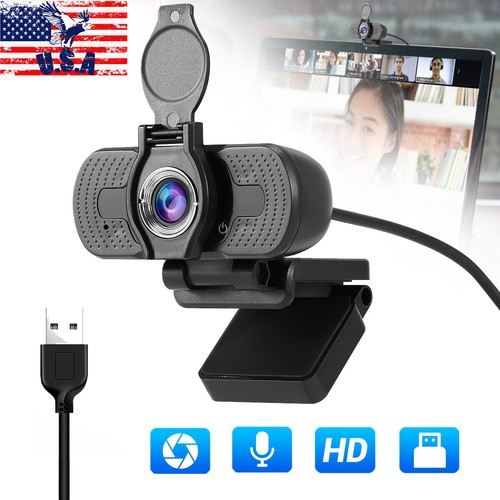 Webcam 1080p usb con - webcam, microfono